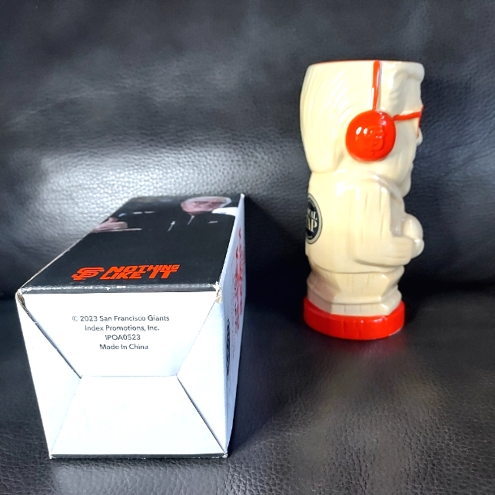 MIKE KRUKOW & DUANE KUIPER 2023 Ceramic Tiki Mugs with Orange Accents - Picture 5 of 10